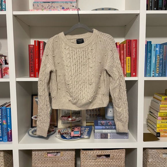 Abercrombie Pearl Cableknit Sweater - Picture 3 of 4